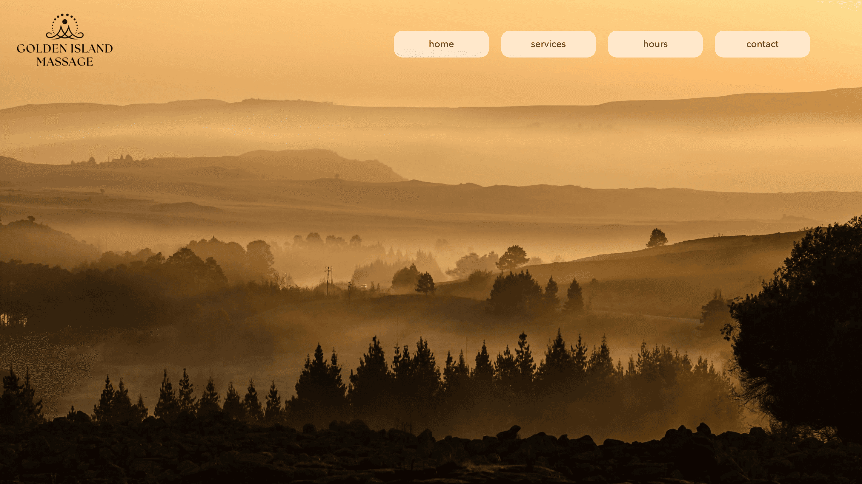 Golden Island Massage website