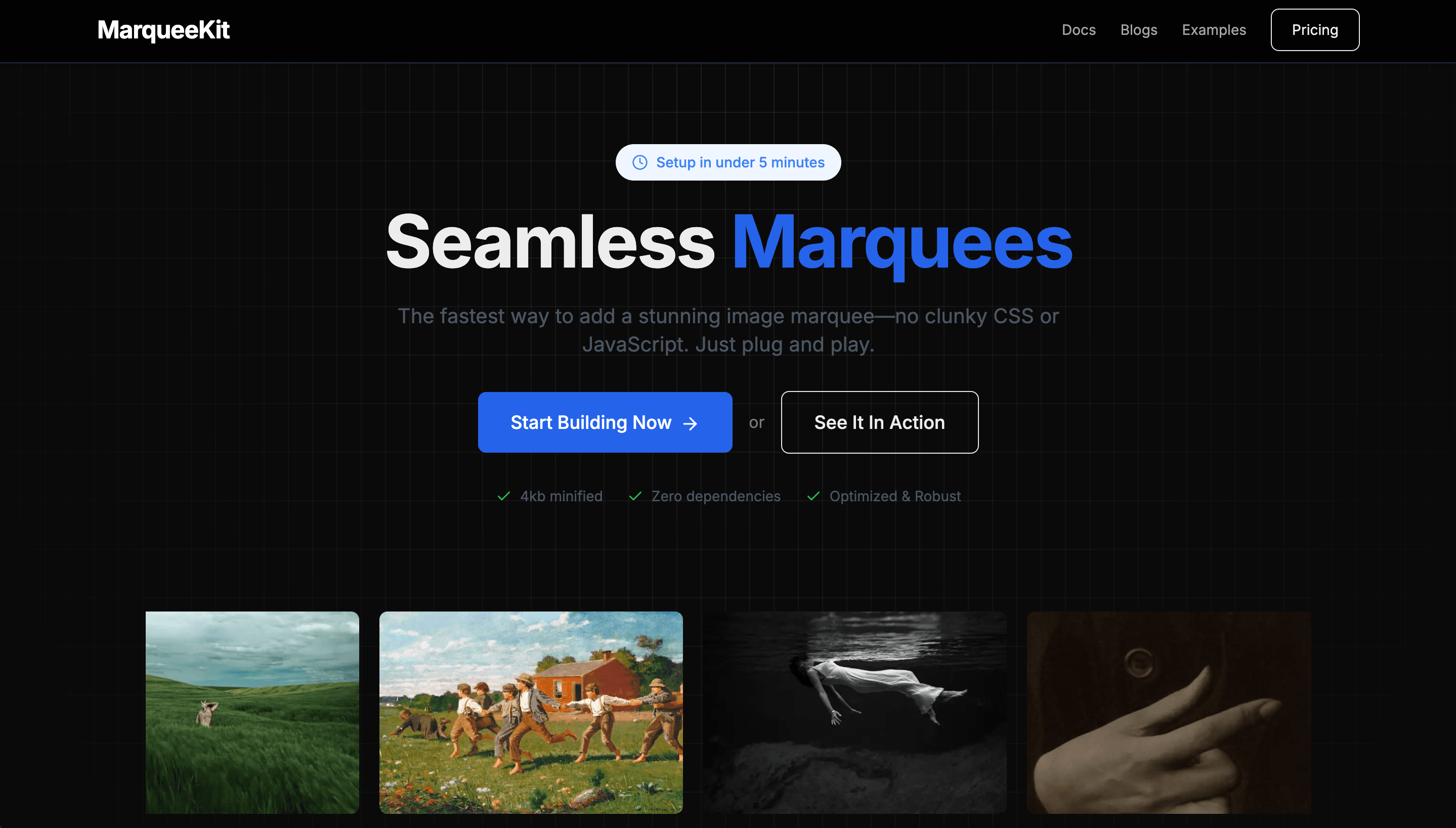 MarqueeKit website
