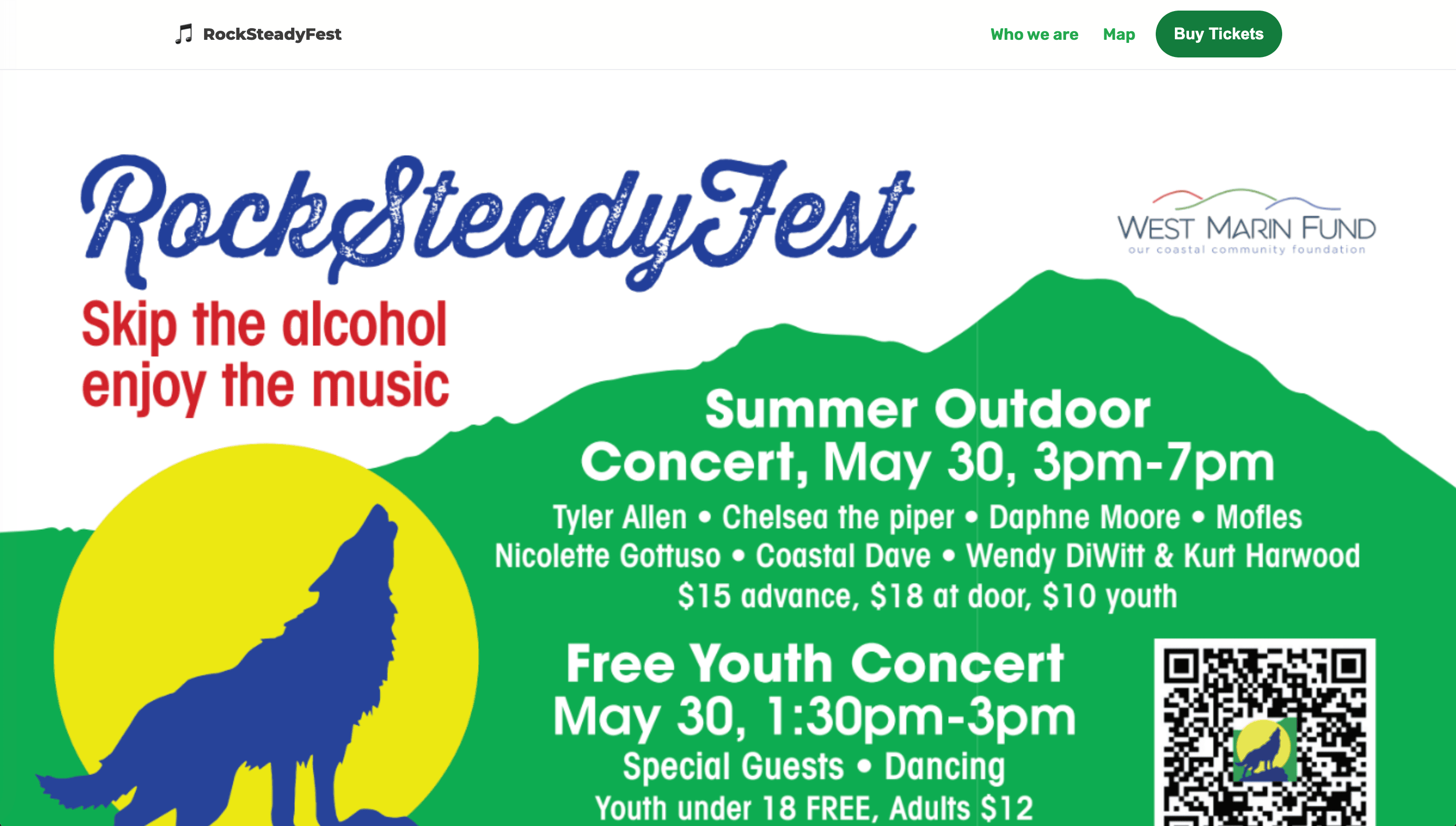 Rock Steady Fest website