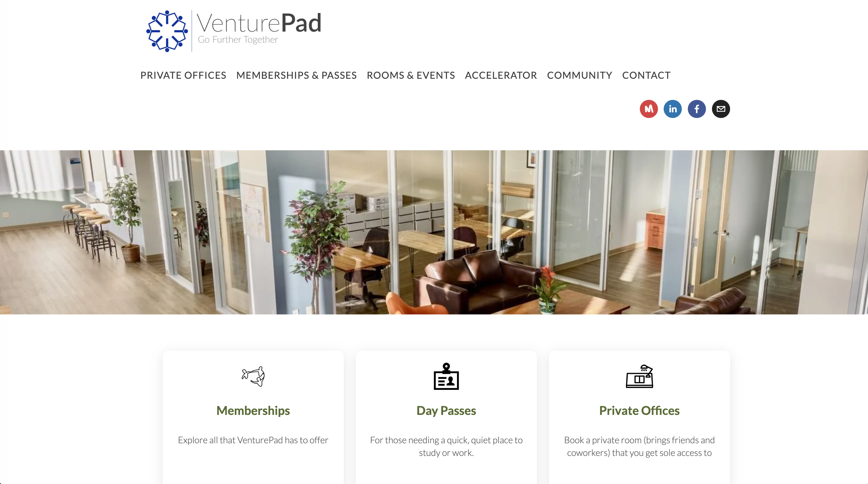 VenturePad website preview